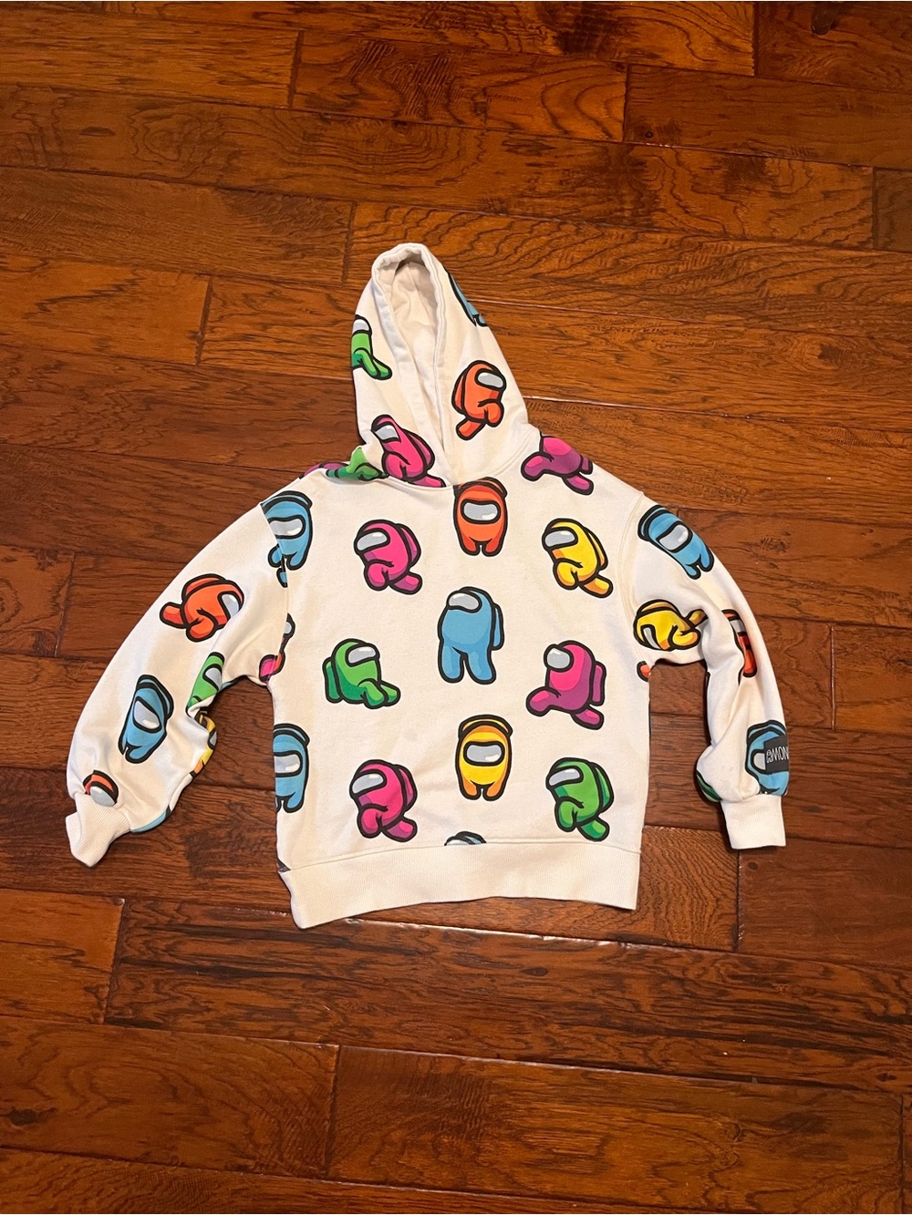 Zara kids Among Us sweatshirt Sz 9/10